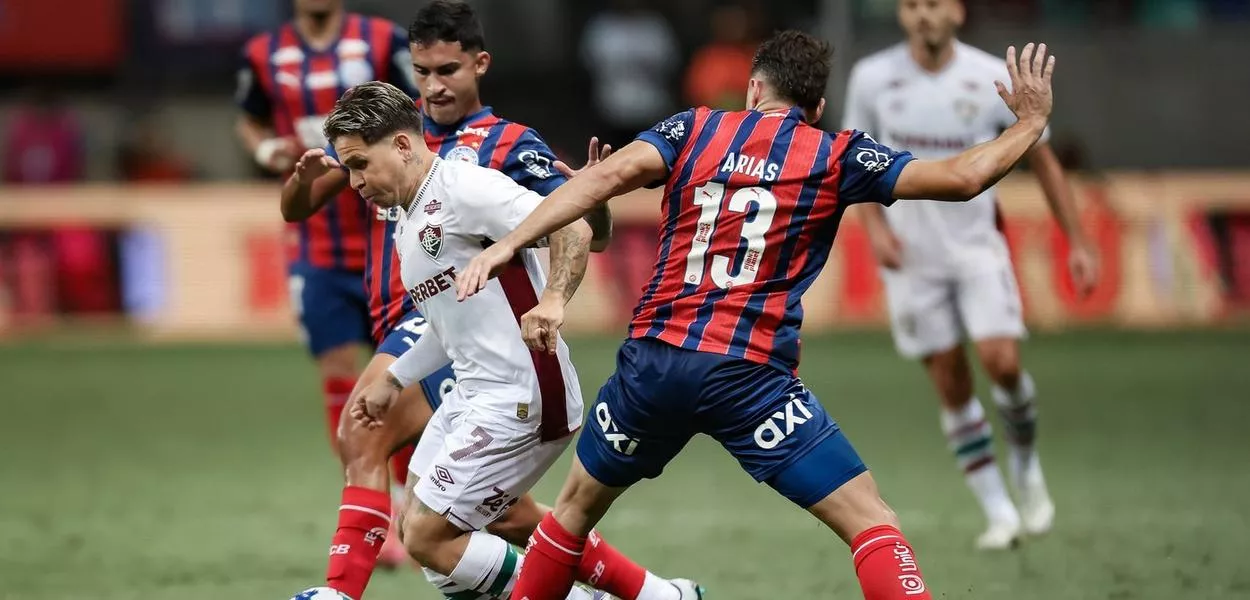 Fluminense enfrenta o Bahia, esta noite, na Arena Fonte Nova pela 1ª partida das quartas de final da Copa do Brasil 2025.