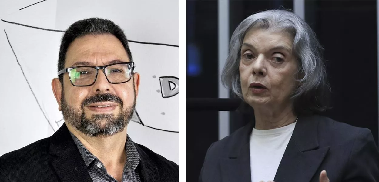 Eduardo Guimarães e Cármen Lúcia