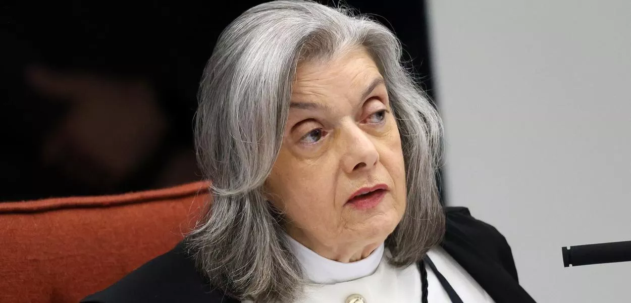 A ministra Cármen Lúcia durante sessão na Primeira Turma do Supremo Tribunal Federal (STF)