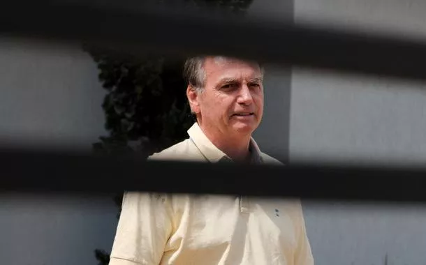 Ex-presidente Jair Bolsonaro em sua casa em Brasília onde cumpre prisão domiciliar - 03/09/2025  
