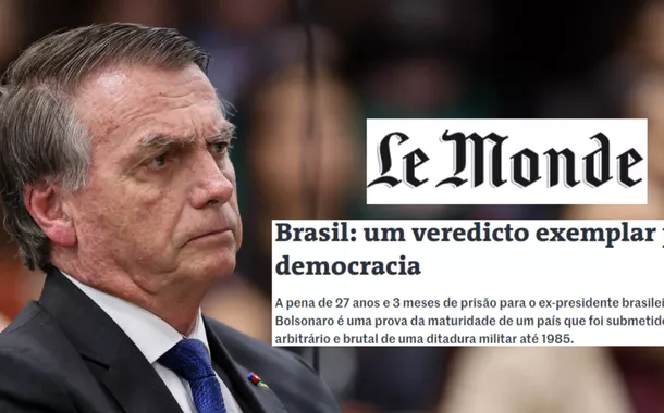 Le Monde: 'condenação de Bolsonaro é exemplar para a democracia'
