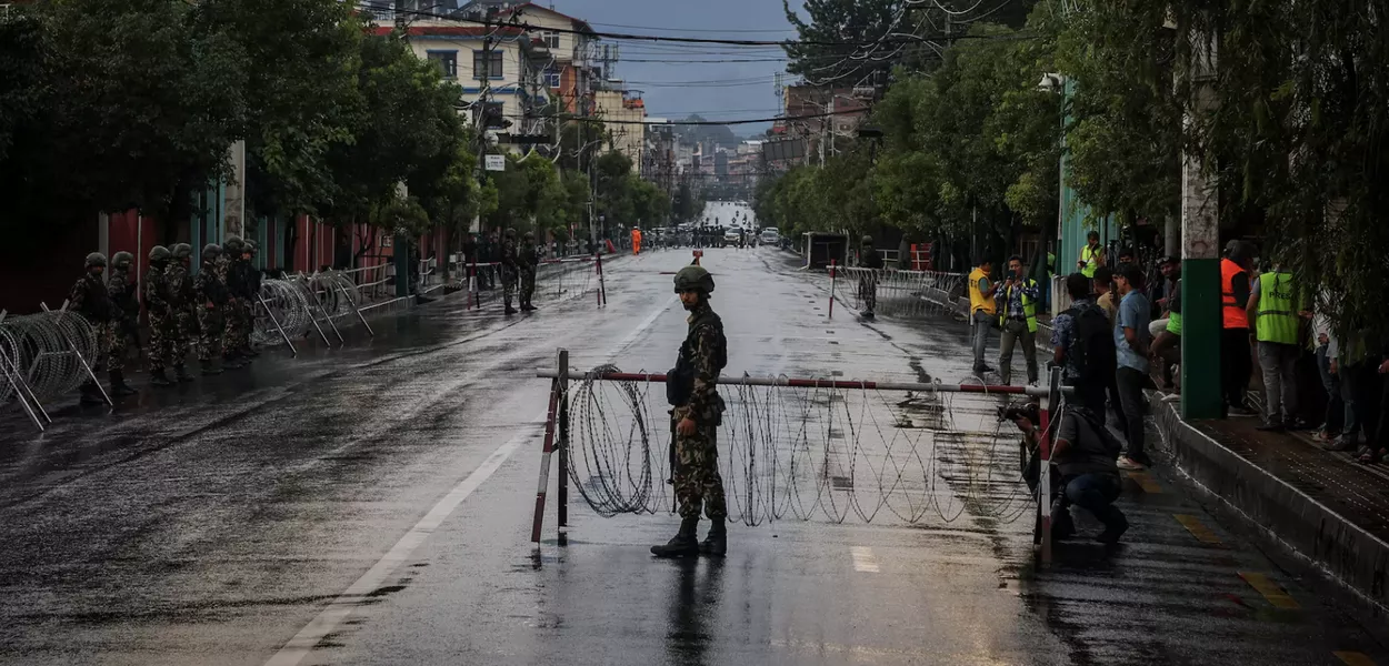 Vigilância militar no Nepal