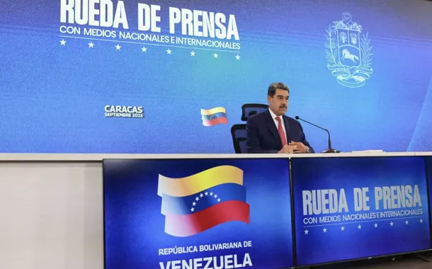 O presidente da Venezuela, Nicolás Maduro - 15 de setembro de 2025