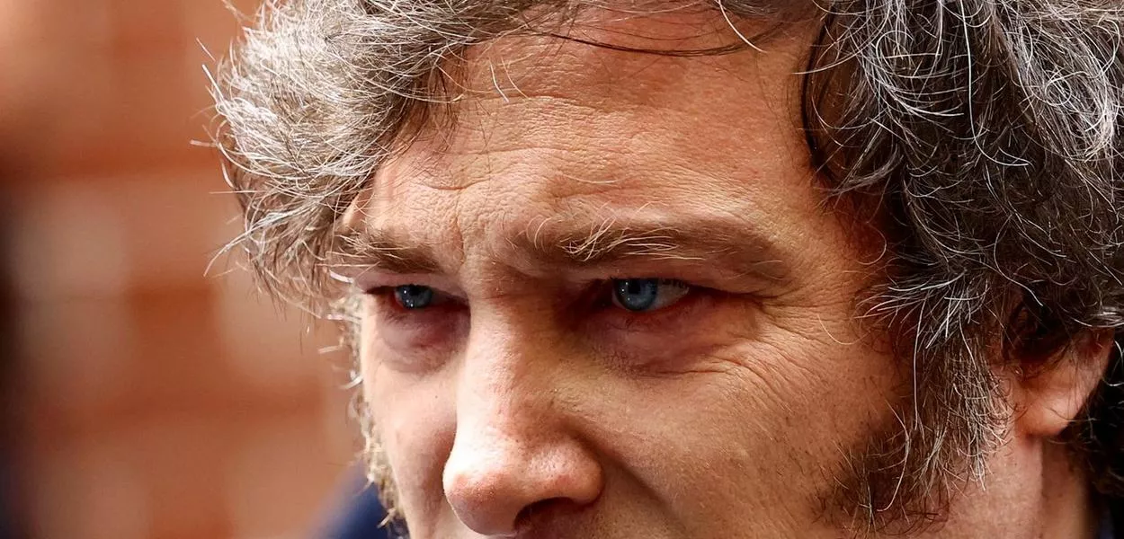 O presidente argentino Javier Milei, em Buenos Aires - 
27/01/2025