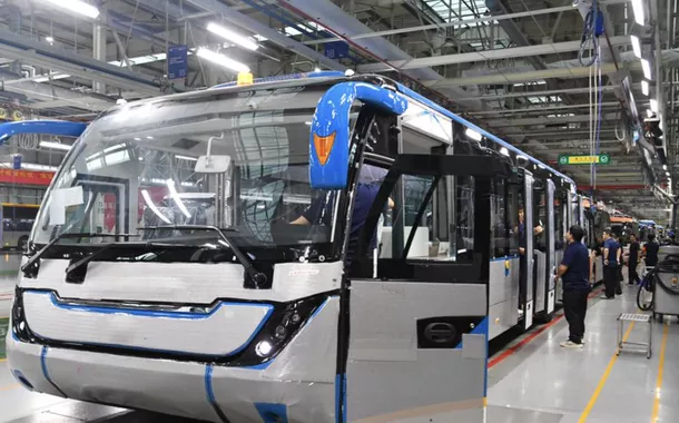Ônibus elétricos na China