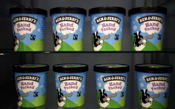 Sorvetes da marca Ben & Jerry