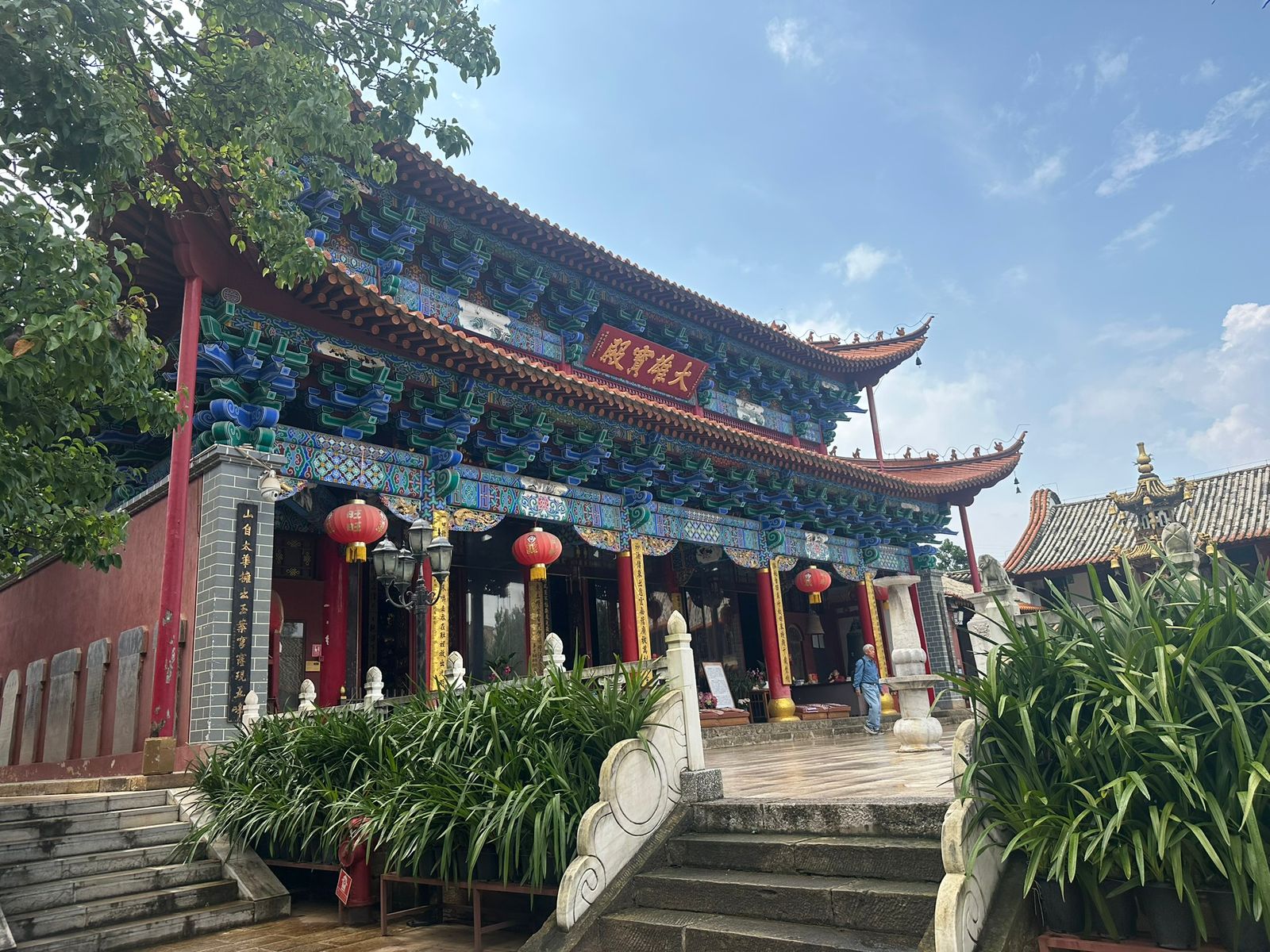 Templo taoista na cidade de Kunming