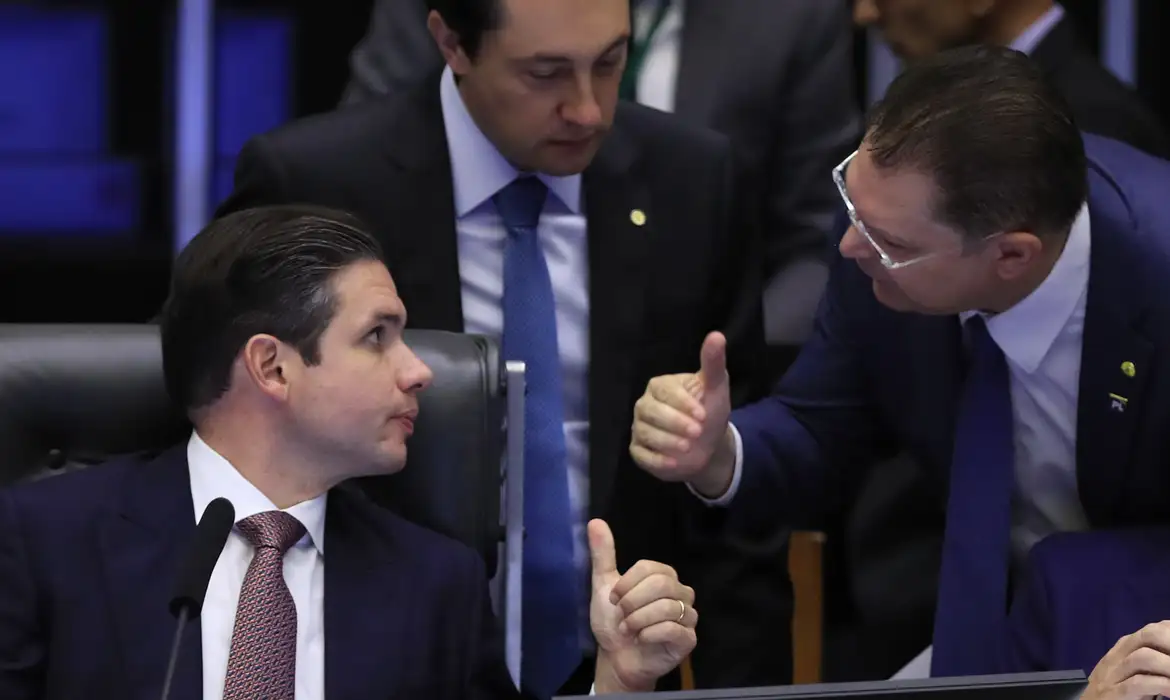 Hugo Motta e Sóstenes Cavalcante