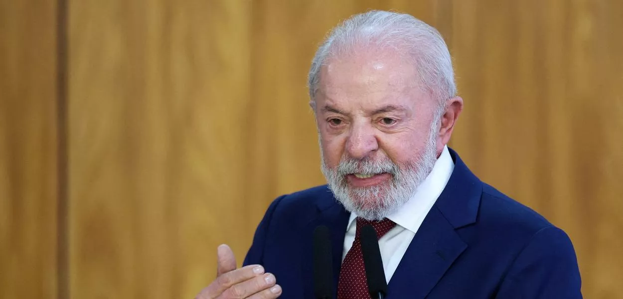 O presidente Luiz Inácio Lula da Silva