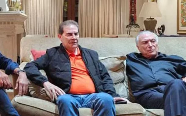 Aécio Neves, Paulinho da Força e Michel Temer