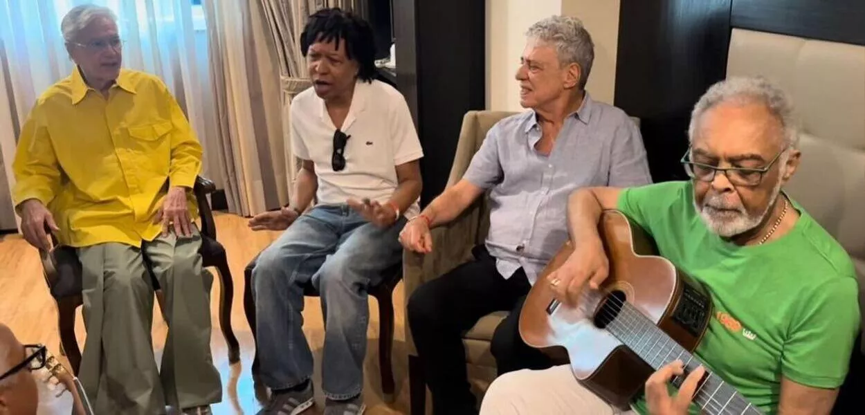 Djavan, Caetano, Gilberto e Chico Buarque