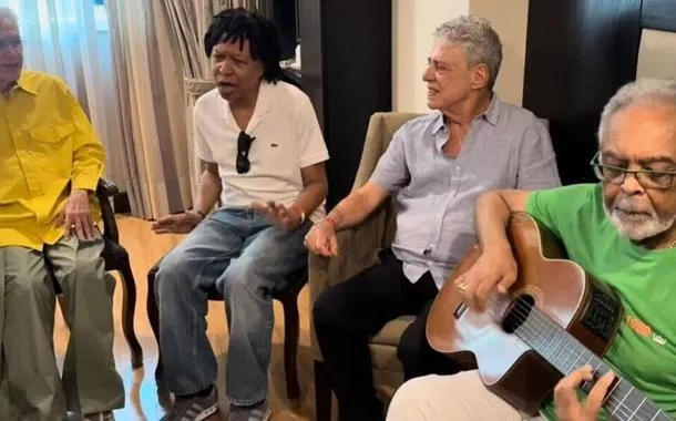 Djavan, Caetano, Gilberto e Chico Buarque