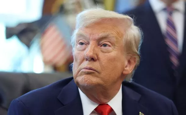 O presidente dos EUA, Donald Trump, na Casa Branca