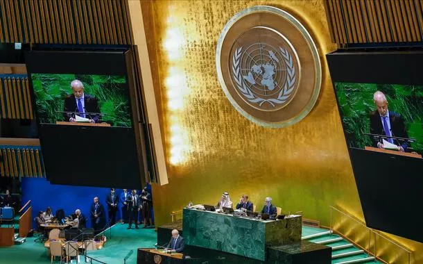 Lula durante a Assembleia Geral da ONU