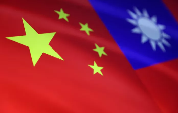 Bandeira da China e de Taiwan