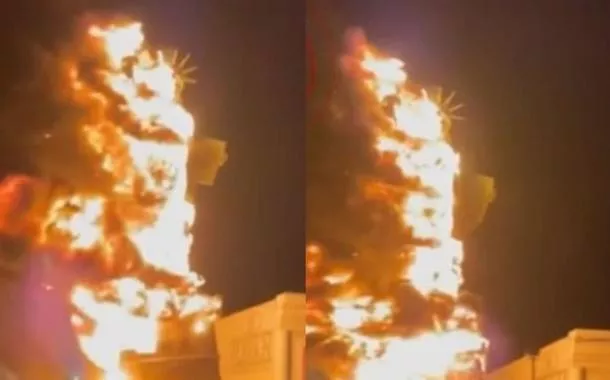 Estátua da Havan é incendiada em Petrolina; polícia investiga crime