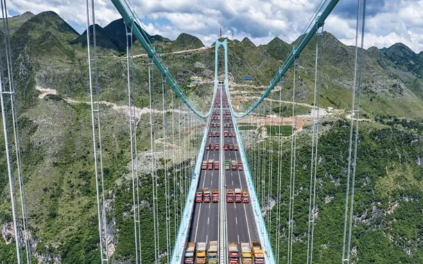 Maior ponte do mundo será inaugurada em 28 de setembro na China