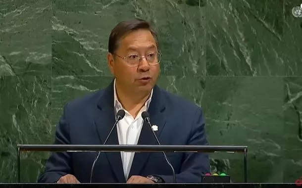 Luis Arce na ONU: "ameaça de morte espreita América Latina"