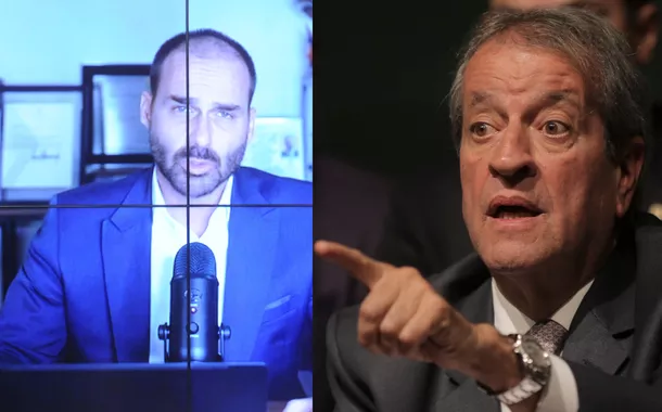 Eduardo Bolsonaro e Valdemar Costa Neto
