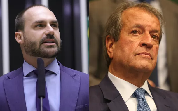 Eduardo Bolsonaro e Valdemar Costa Neto