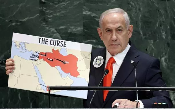 Netanyahu ordena reprodução de seu discurso na ONU nas ruas de Gaza
