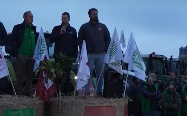 Ato de agricultores na França