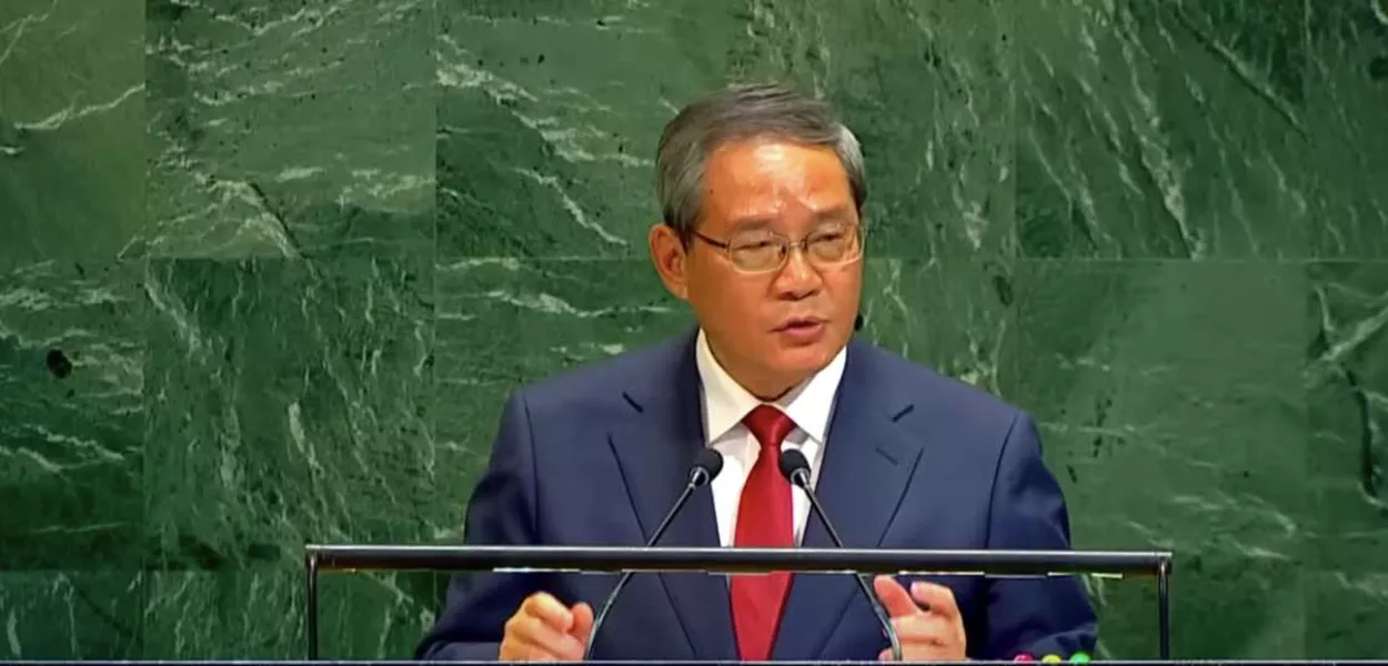 Li Qiang discursa na ONU