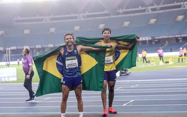 Brasil consegue 6 medalhas no 2º dia do Mundial de atletismo paralímpico