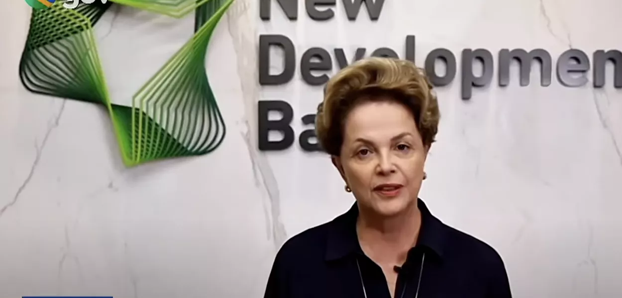 A ex-presidenta da República e atual presidente do Banco do BRICS, Dilma Rousseff, discursa por videoconferência na 5ª Conferência Nacional de Políticas para as Mulheres - 29 de setembro de 2025