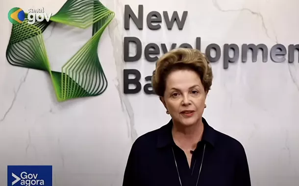 A ex-presidenta da República e atual presidente do Banco do BRICS, Dilma Rousseff, discursa por videoconferência na 5ª Conferência Nacional de Políticas para as Mulheres - 29 de setembro de 2025