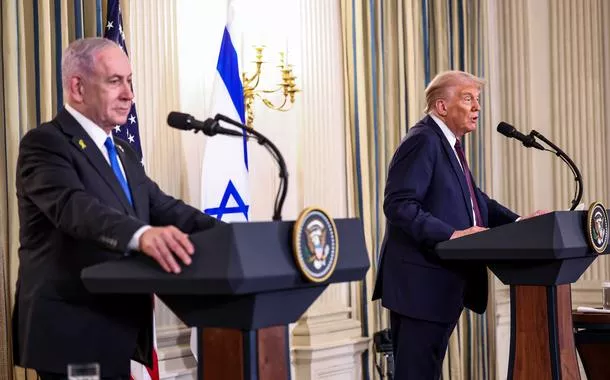 Trump e Netanyahu dão coletiva de imprensa na Casa Branca - 29/09/2025