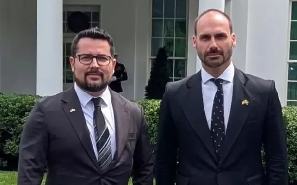 Paulo Figueiredo e Eduardo Bolsonaro