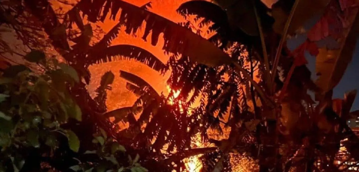 Incêndio na capital mineira