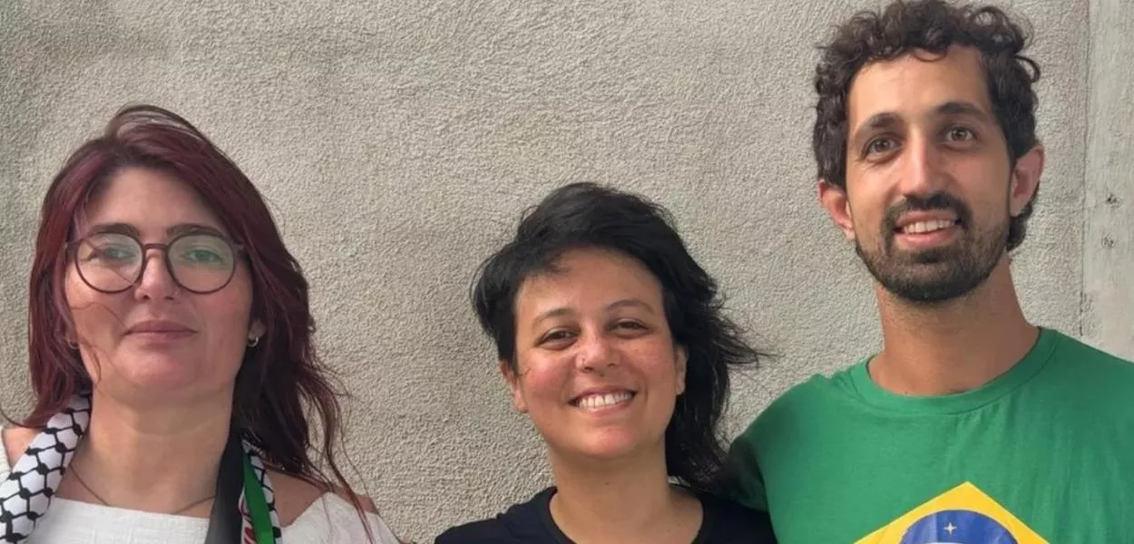 Gabi Tolotti, Mariana Conti e Nicolas Calabrese foram sequestrados durante ataque de Israel contra a Flotilha nesta quarta-feira