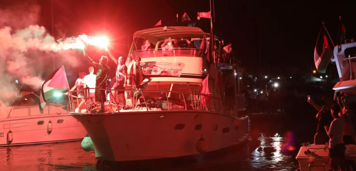 A repressão contra a Flotilha Global Sumud é mais um crime de Israel contra a humanidaee