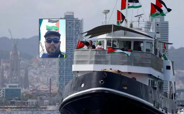 'Lançam algum tipo de gás antes de interceptar os barcos de flotilha', relata ativista brasileiro sobre as ações de Israel