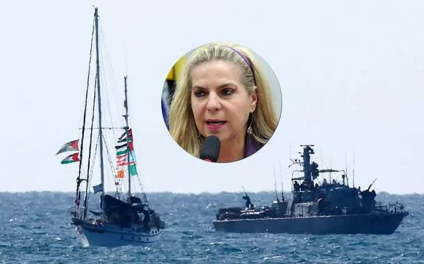 Luizianne Lins está há cinco dias detida após interceptações de Israel