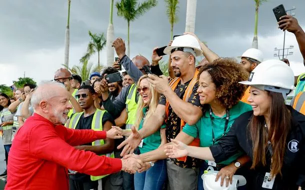 Presidente da República, Luiz Inácio Lula da Silva, durante visita ao Museu das Amazônias, ao Centro Gastronômico e ao Parque de Bioeconomia e Inovação do Parque do Futuro II. Belém - PA.