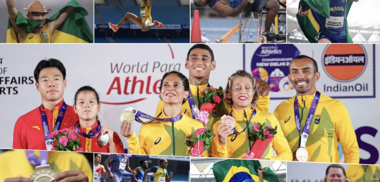 Atletas do esporte paralímpico brasileiro