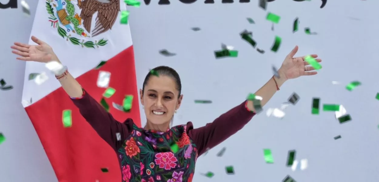 Claudia Scheinbaum comemora um ano de governo no México
