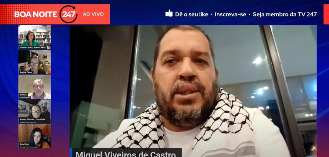 Miguel Viveiros de Castro em entrevista à TV 247
