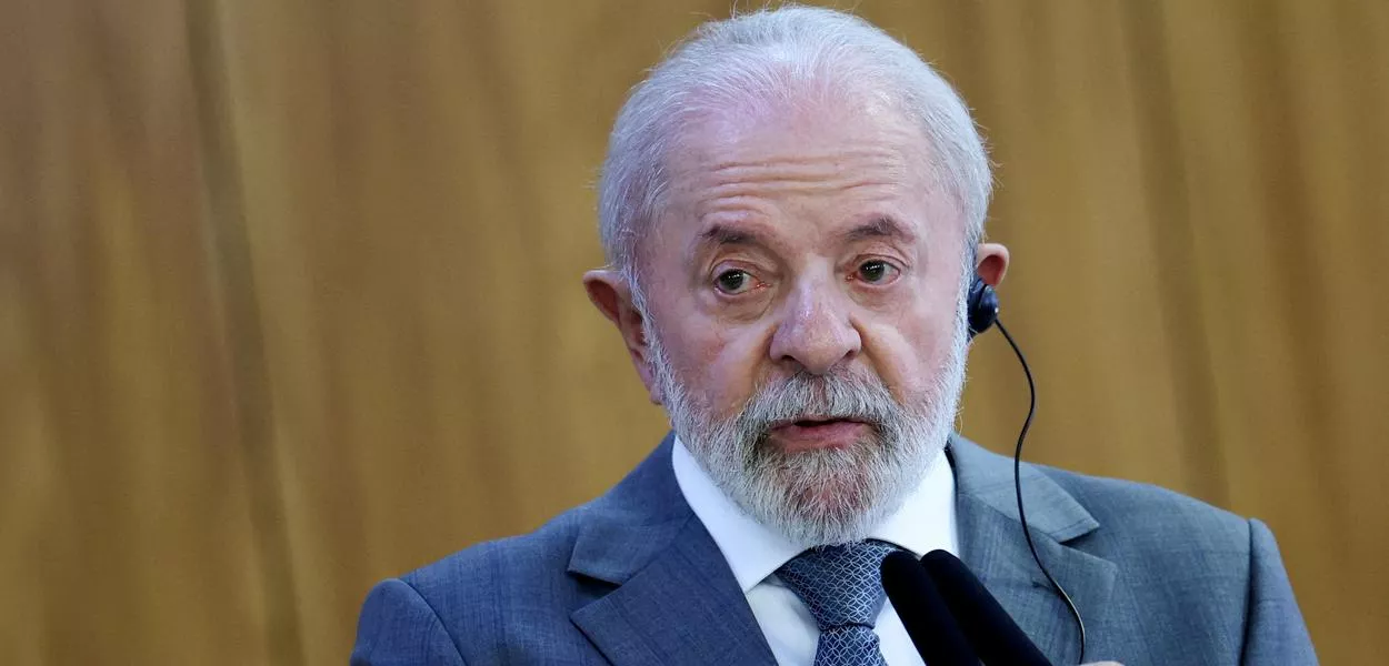 O presidente Luiz Inácio Lula da Silva, em Brasília