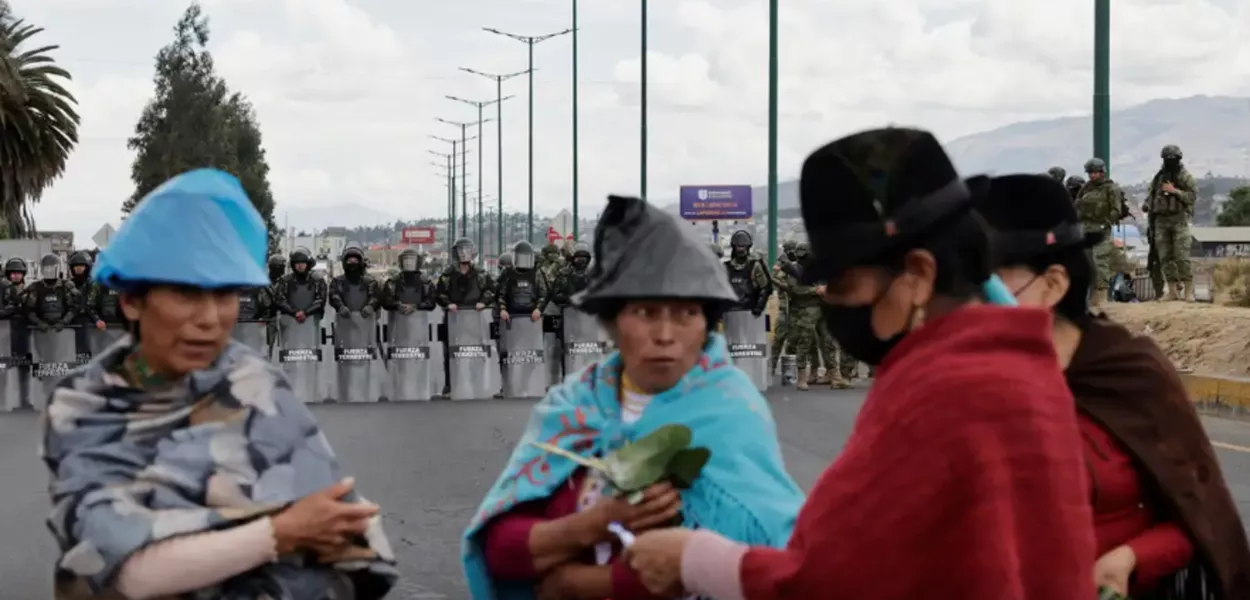 Protestos prosseguem há mais de duas semanas no Equador