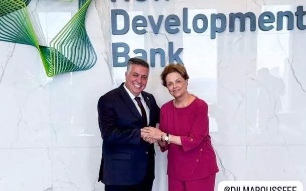Álvaro Damião e Dilma Rousseff