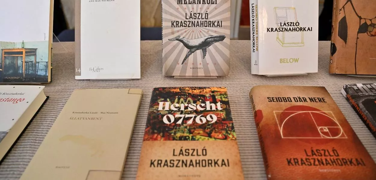 Livros de Krasznahorkai em Estocolmo - 9/10/2025   