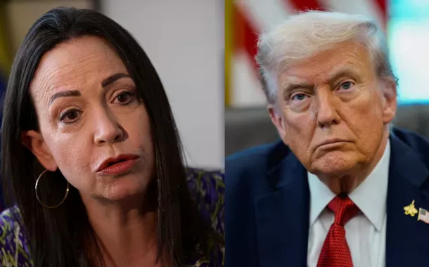 María Corina Machado dedica Nobel da Paz a Trump