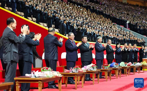 Premiê chinês participa das celebrações do 80º aniversário do Partido dos Trabalhadores da Coreia