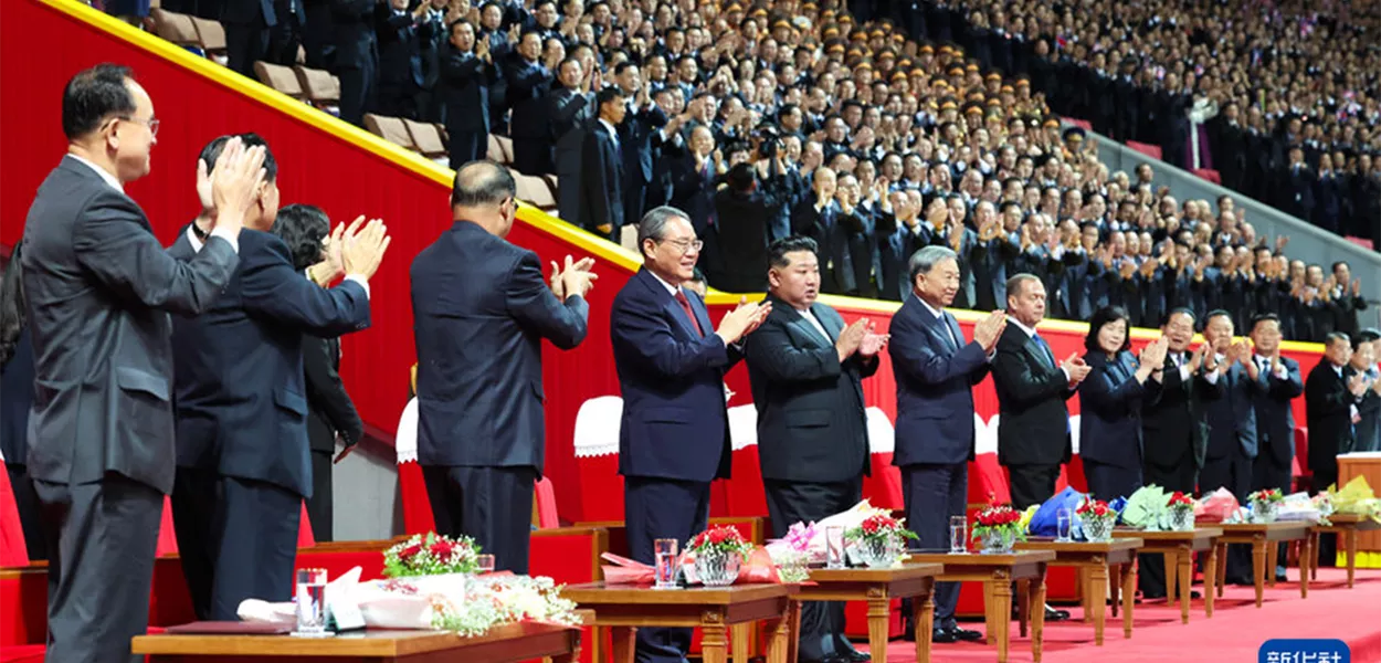 Premiê chinês participa das celebrações do 80º aniversário do Partido dos Trabalhadores da Coreia