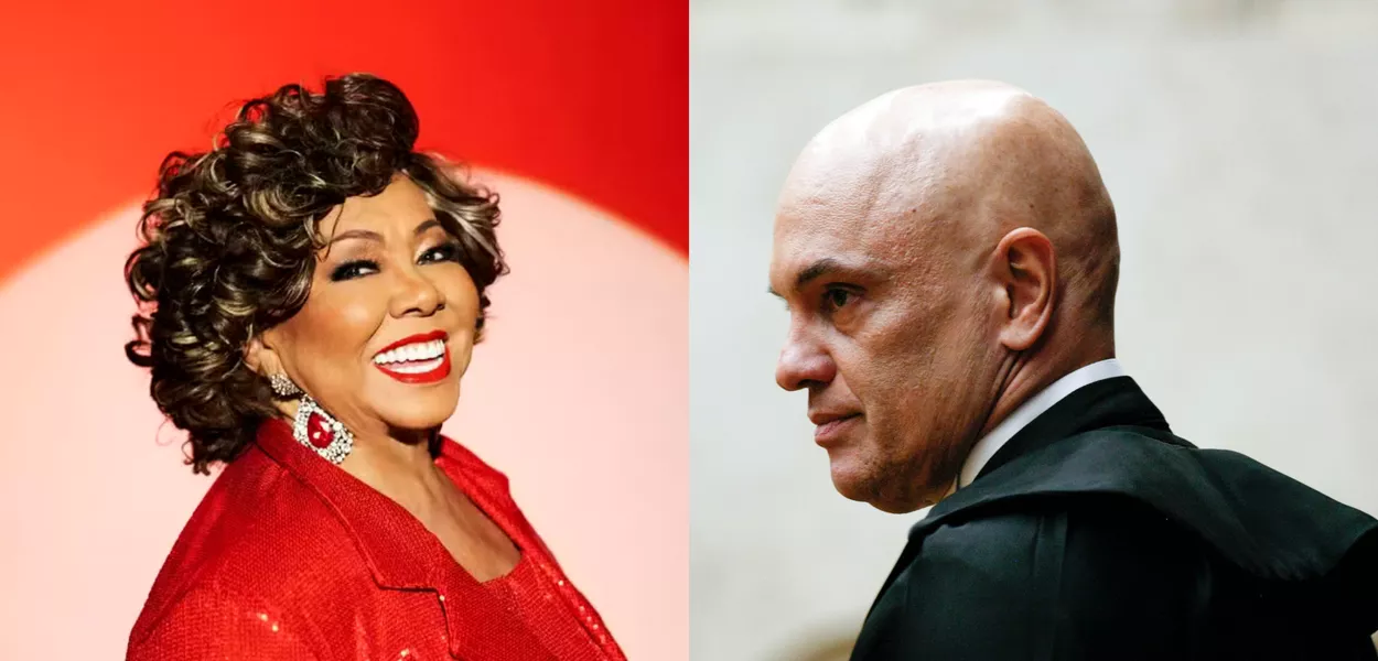 Alcione e Alexandre de Moraes