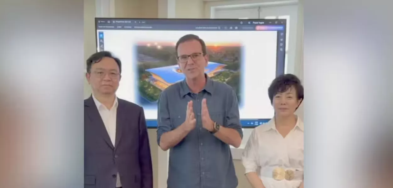 Wang Chuanfu, Eduardo Paes e Stella Li